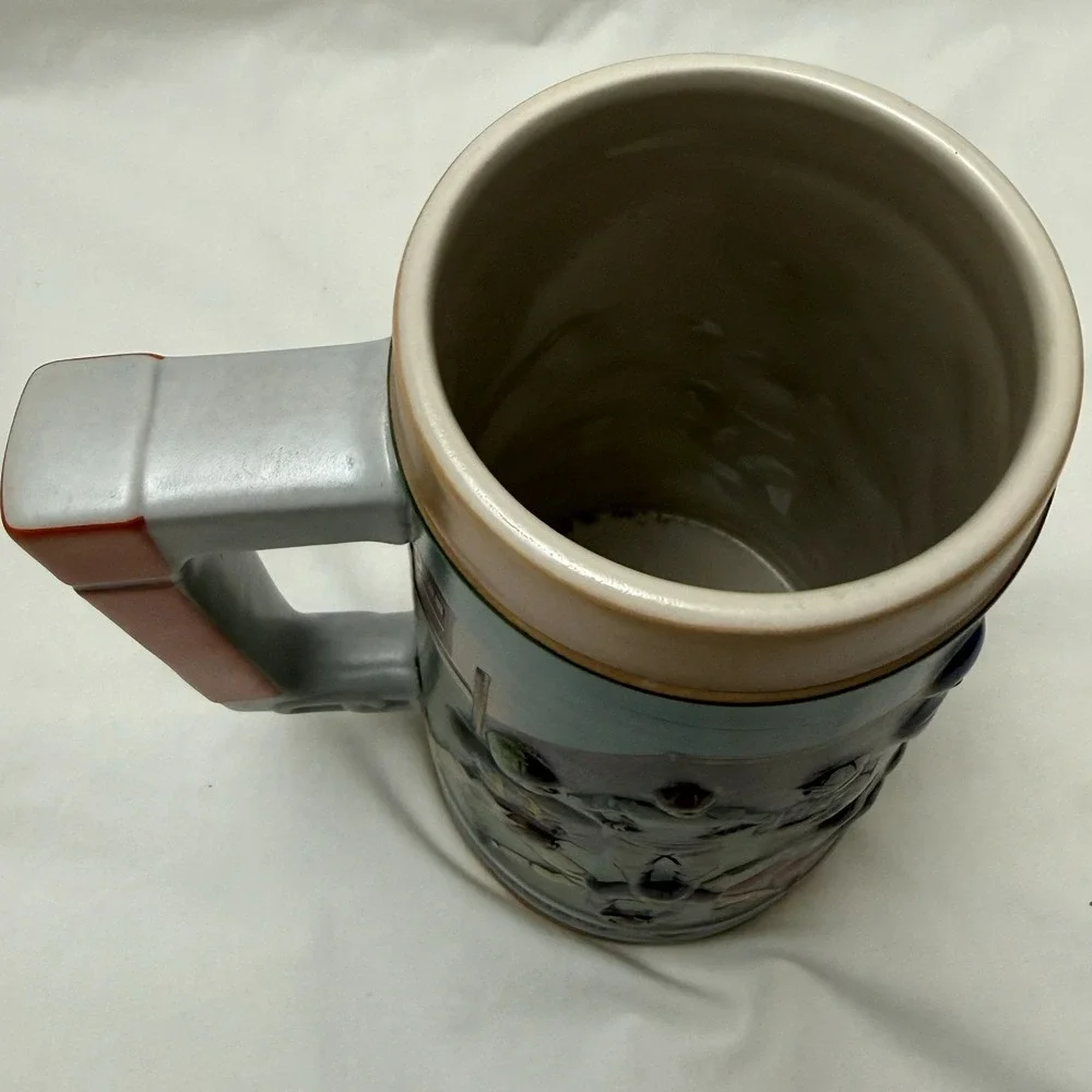 Vintage 1990 Budweiser Stein Gridiron Legacy Sports Series With‎ Box & COA